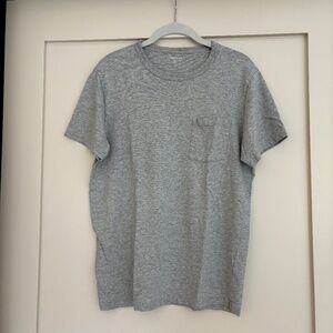 J. Crew/Jeans Men's Grey Pocket T-shirt